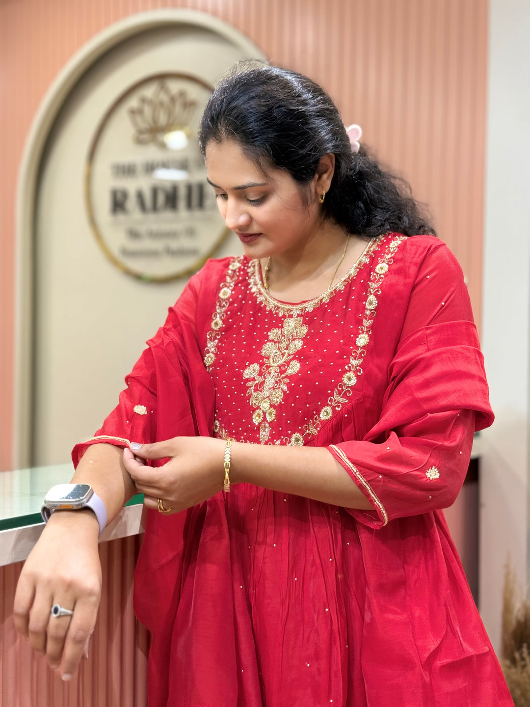 Mul Chanderi Yoke Pattern Collection | R203