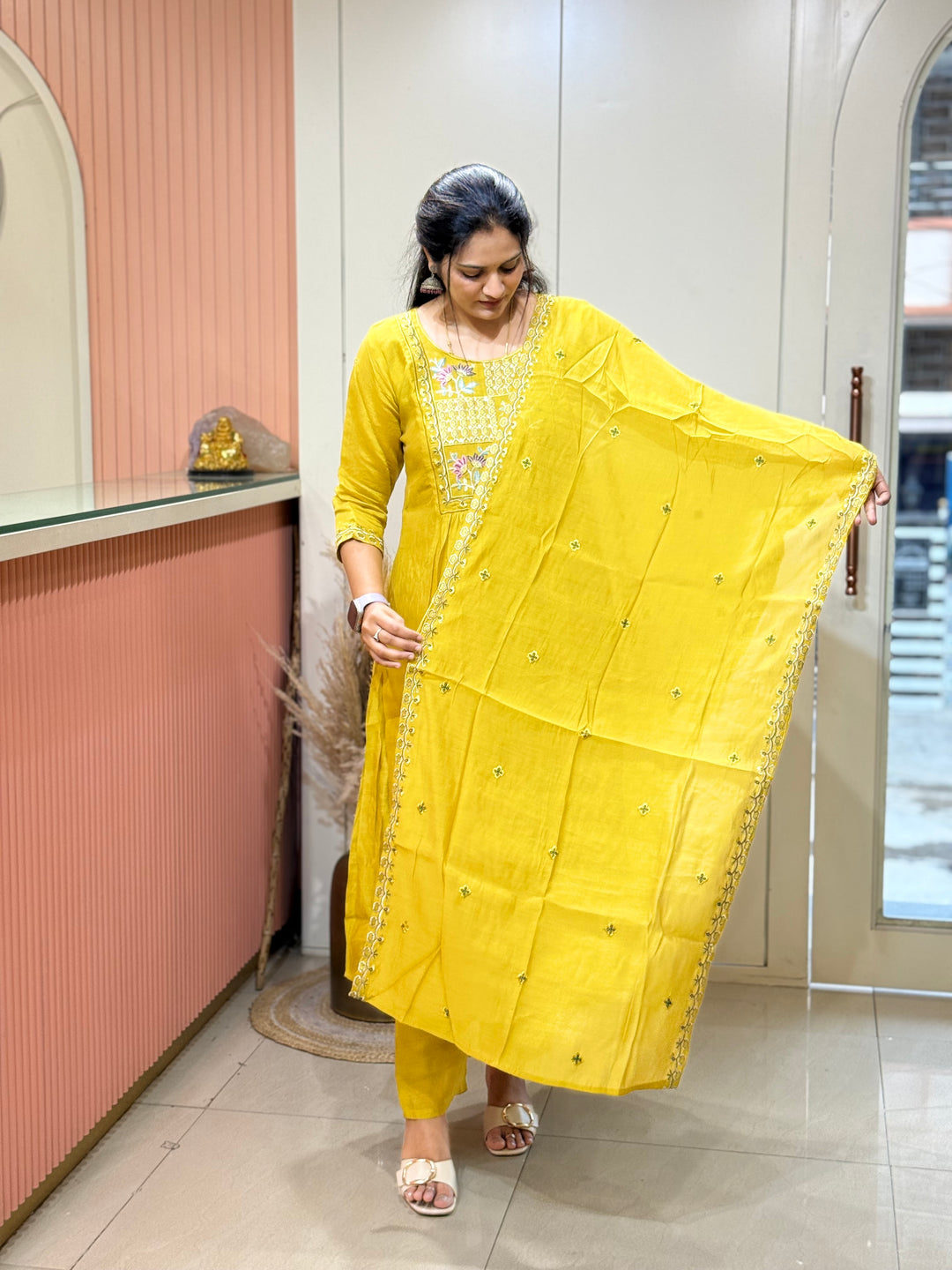 S Mul Chanderi Collection | R208