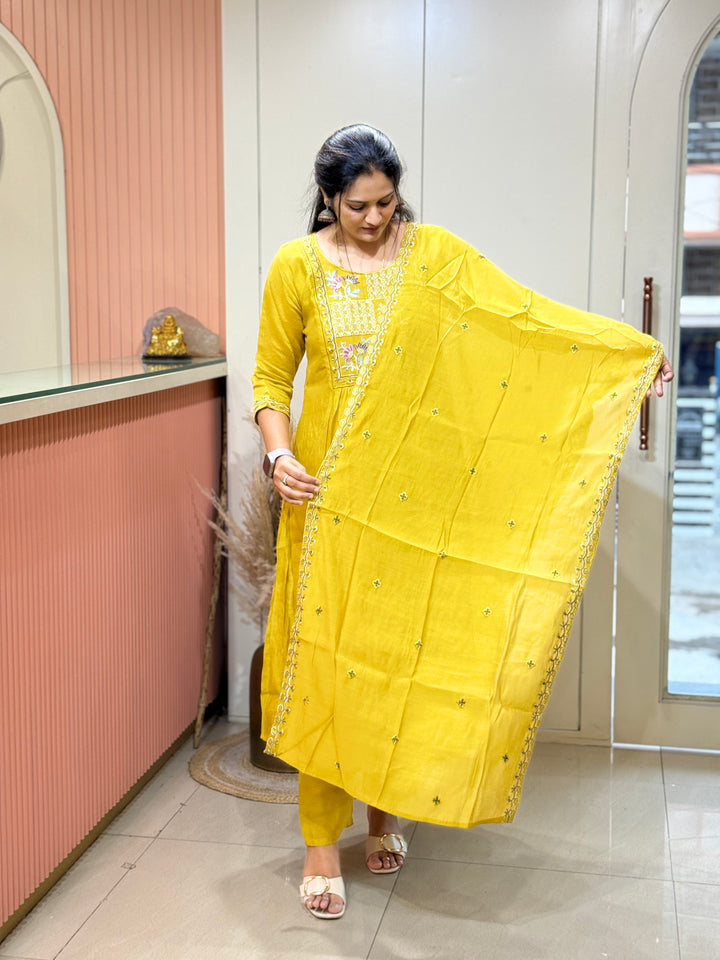 S Mul Chanderi Collection | R208