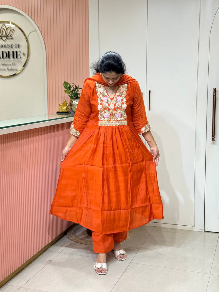 Premium Mul Chanderi Handwork Collection (SuperHit Design)| R206