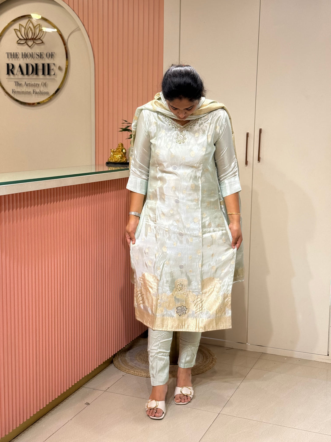 Banarasi Tissue Collection | Full-Length Dupatta | R223