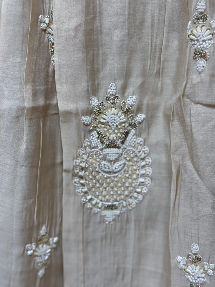 Pure Mul Chanderi handwork collection A Line Pattern | R229