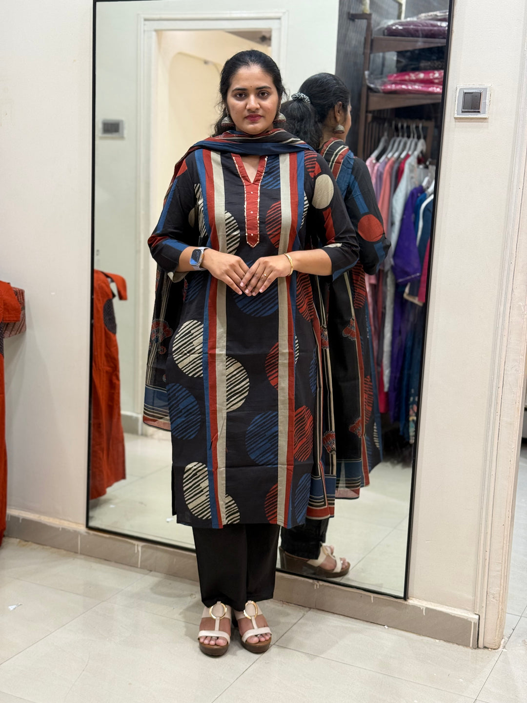 Trending Cotton 3 Pcs Kurta Set for Women Summer Collection |RADHE99