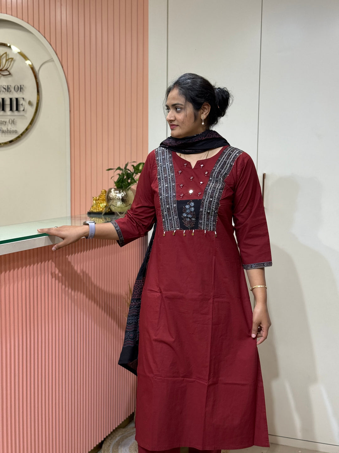Pure Cotton Collection with Back And Front Patchwork | R210