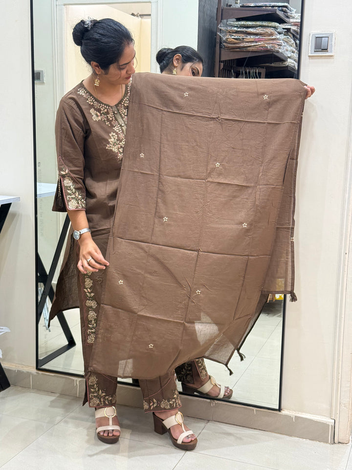 Pure Cotton Collection With Embroidery Work | R189