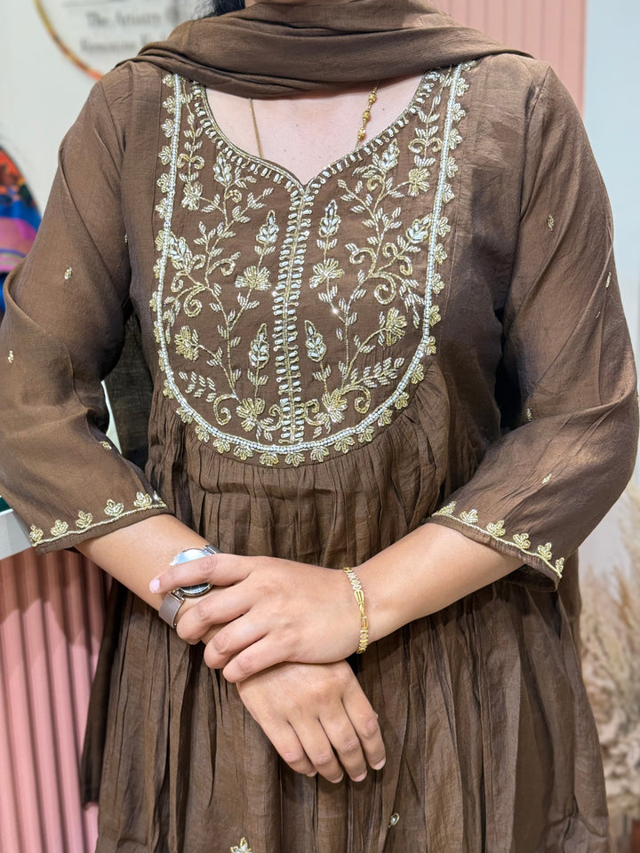 Premium Mul Chanderi Party wear Collection | R206