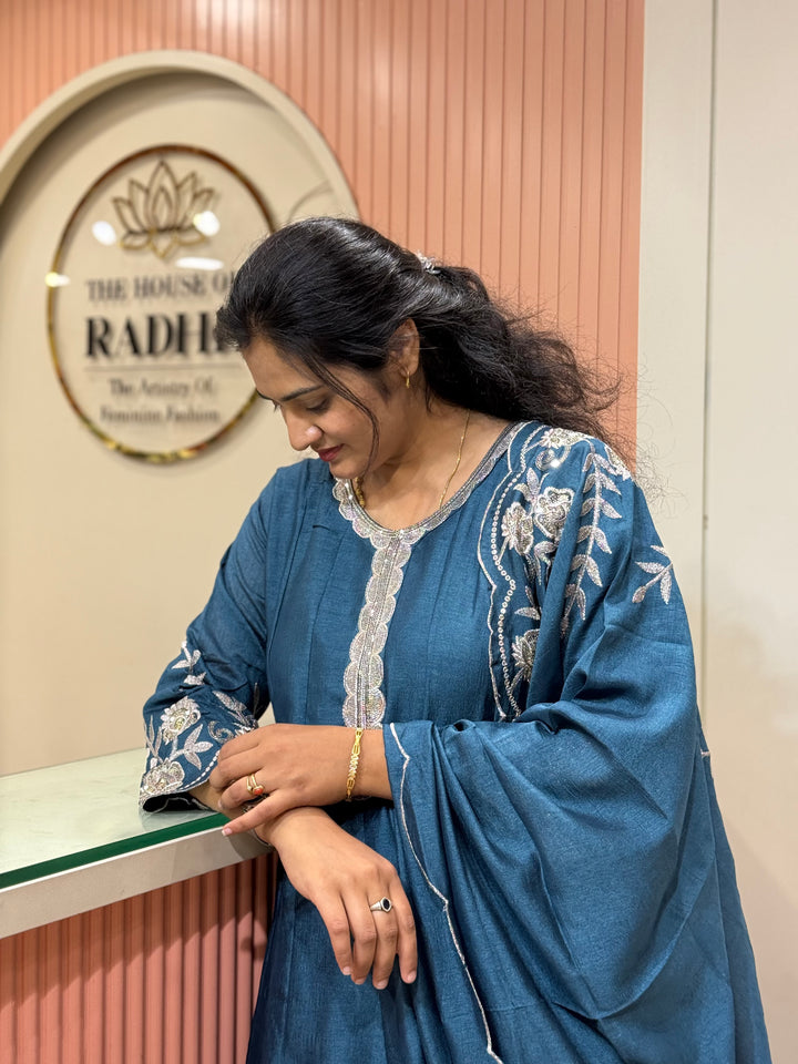 Vichitra Fabric Collection With Elegant Designer Look | RADHE60