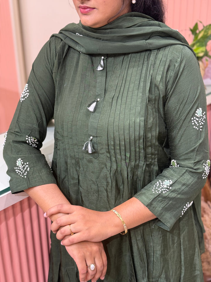 Mul Chanderi  Collection with Mudi work | R206