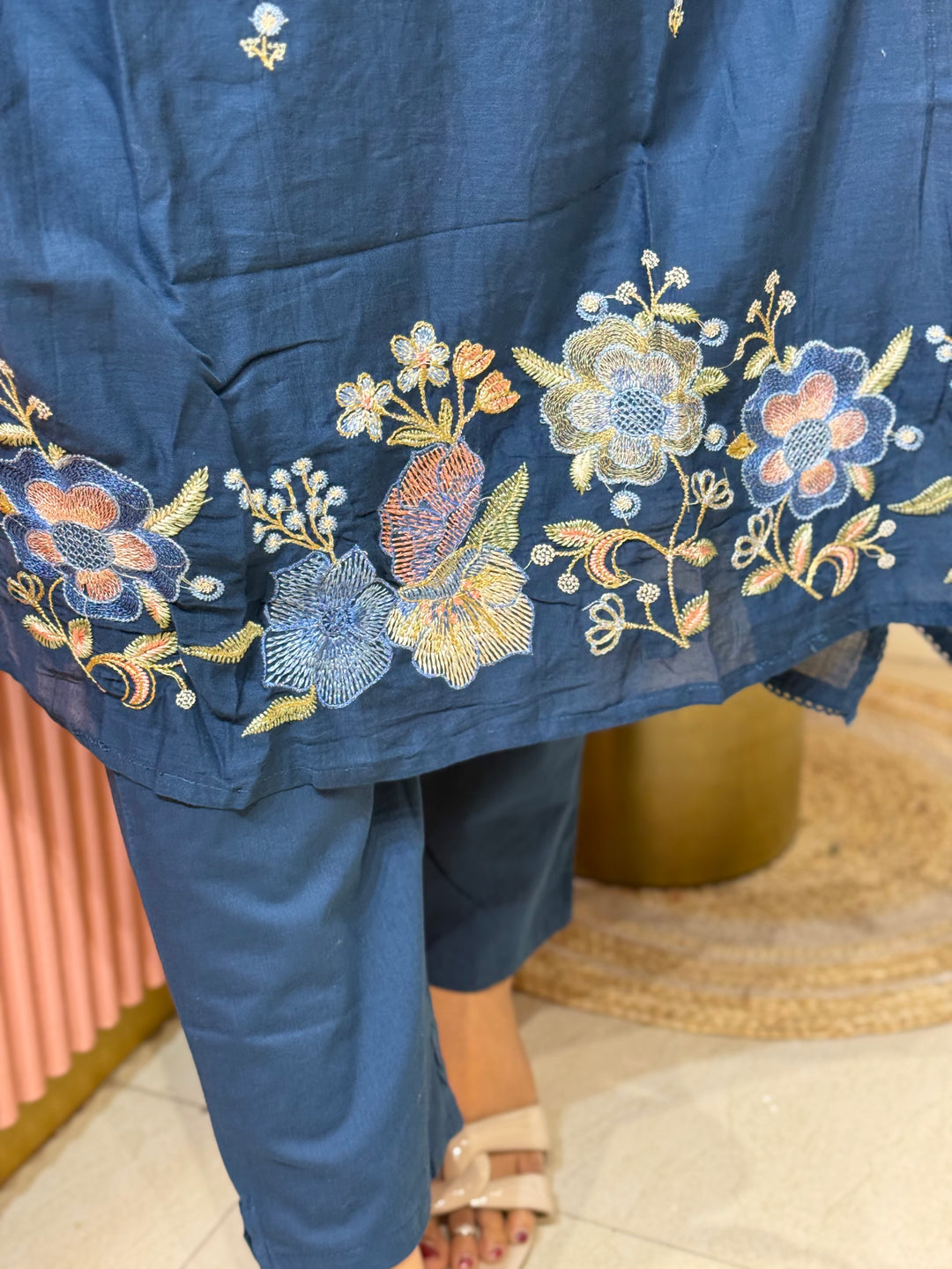 Mul Cotton Collection with Embroidery work (Cotton Lining)| R150