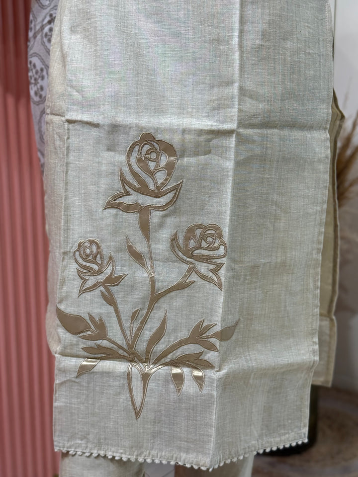 Pure Jamdhani Designer 3 Pcs Set Collection (Cotton Lining)| R211