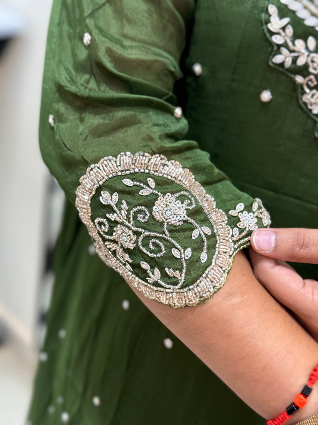 Pure Chinon Handwork Collection Party Wear  | R177