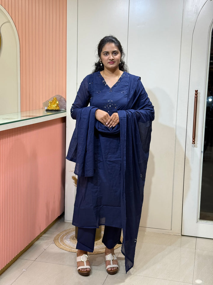 Mul Cotton 3 Pc Kurta Set Collection | R135
