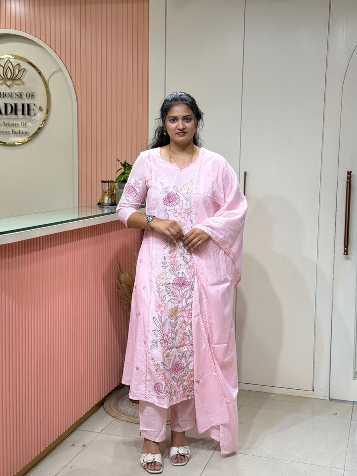 Mul Cotton Collection with Embroidery work (Cotton Lining)| R181