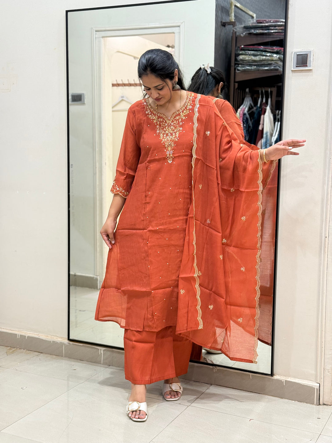 Mul Chanderi Collection | R208