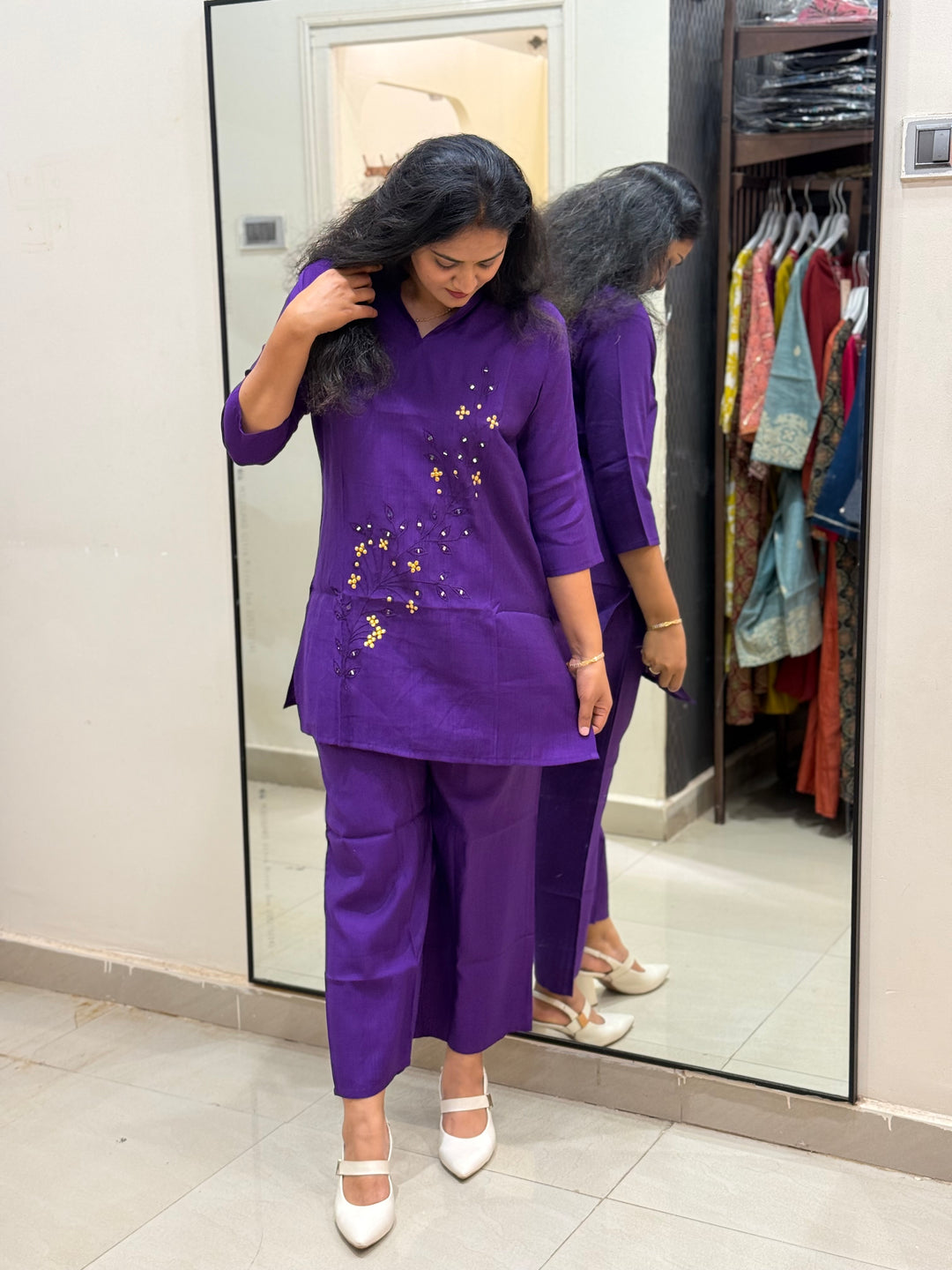 Co-Ord Set Collection with Beautiful Design(Premium Vatican Fabric)| R137