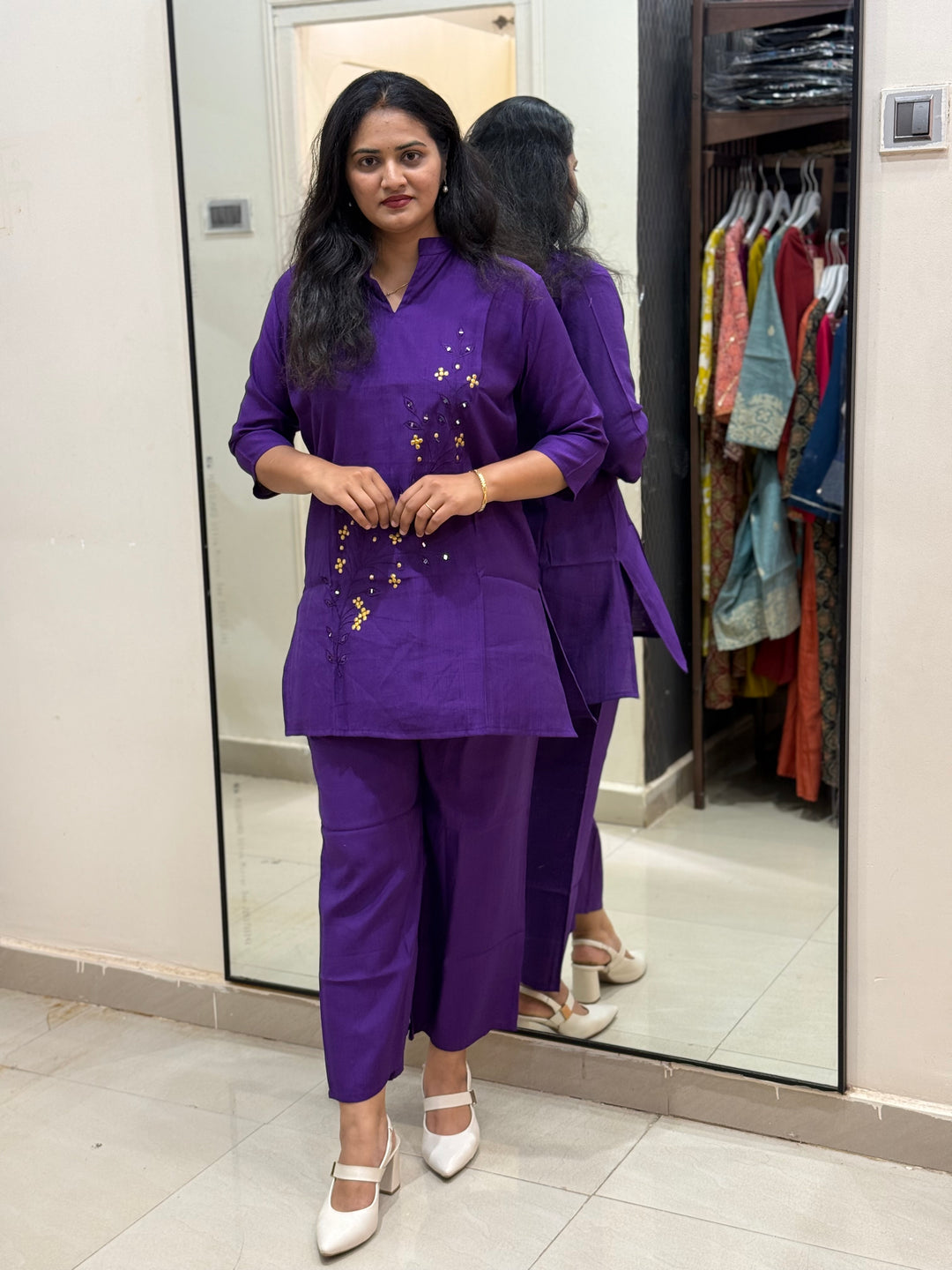 Co-Ord Set Collection with Beautiful Design(Premium Vatican Fabric)| R137