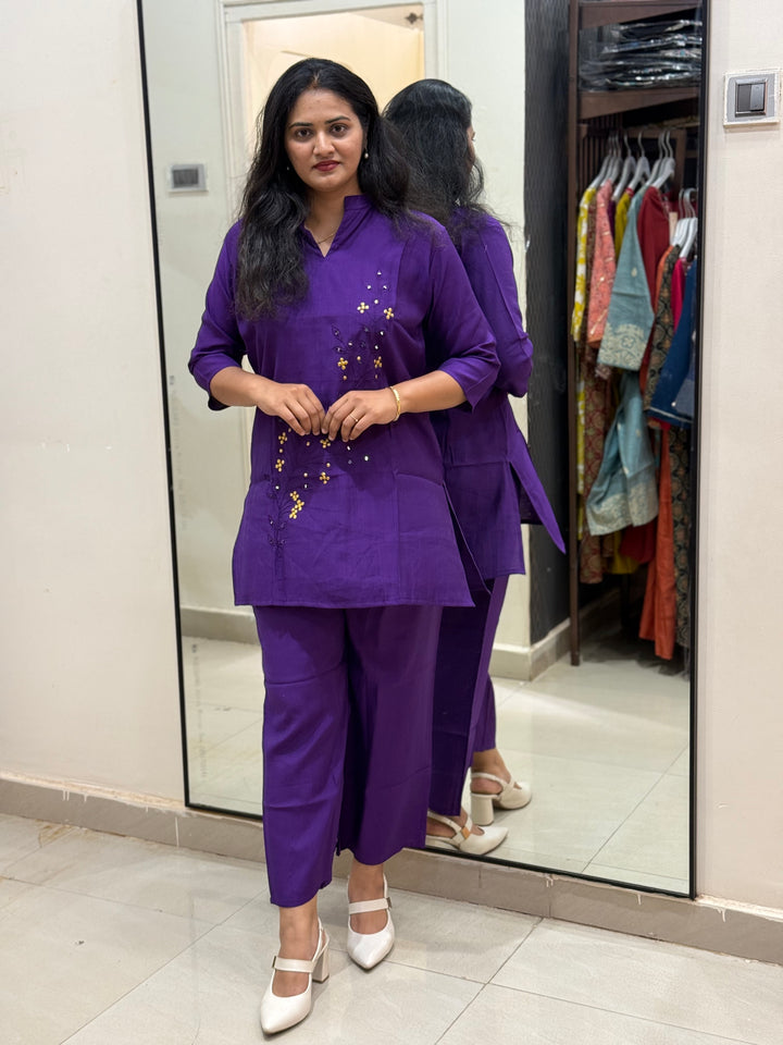 Co-Ord Set Collection with Beautiful Design(Premium Vatican Fabric)| R137