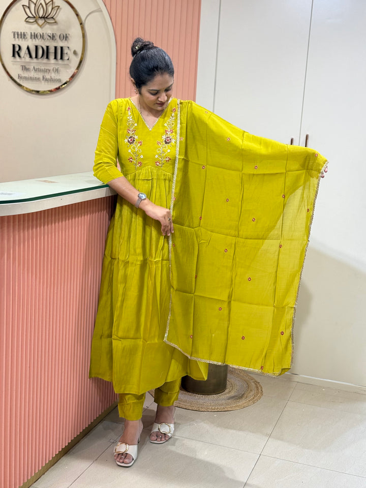 Mul Chanderi Silk Kali Pattern Collection – New Arrivals | R138