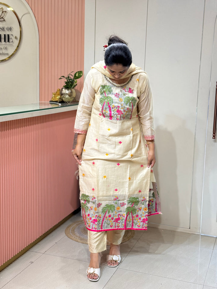 Budget-Friendly Semi Jamdhani Collection | R222