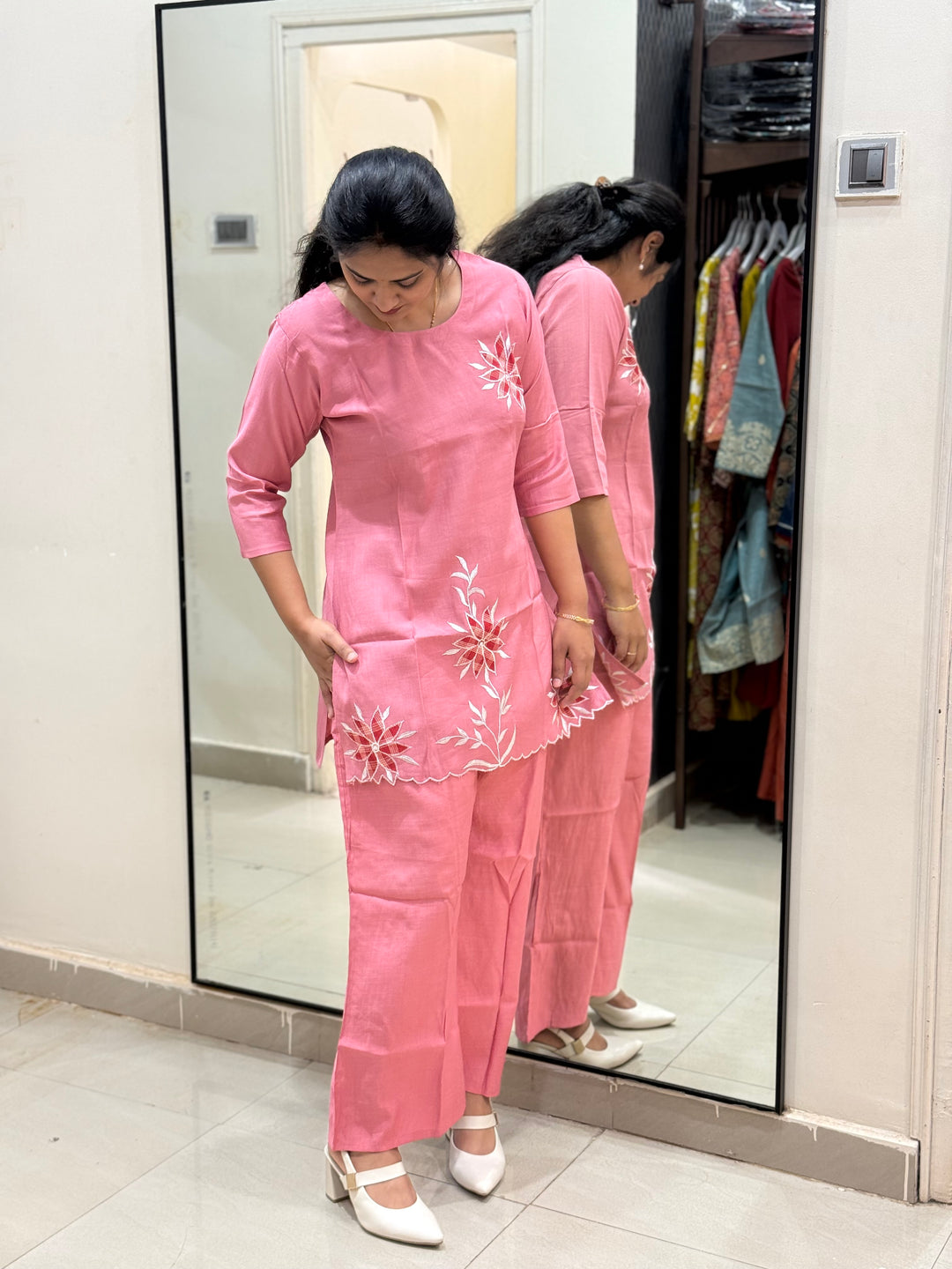 Co-Ord Set Collection with Beautiful Design(Premium Vatican Fabric)| R137