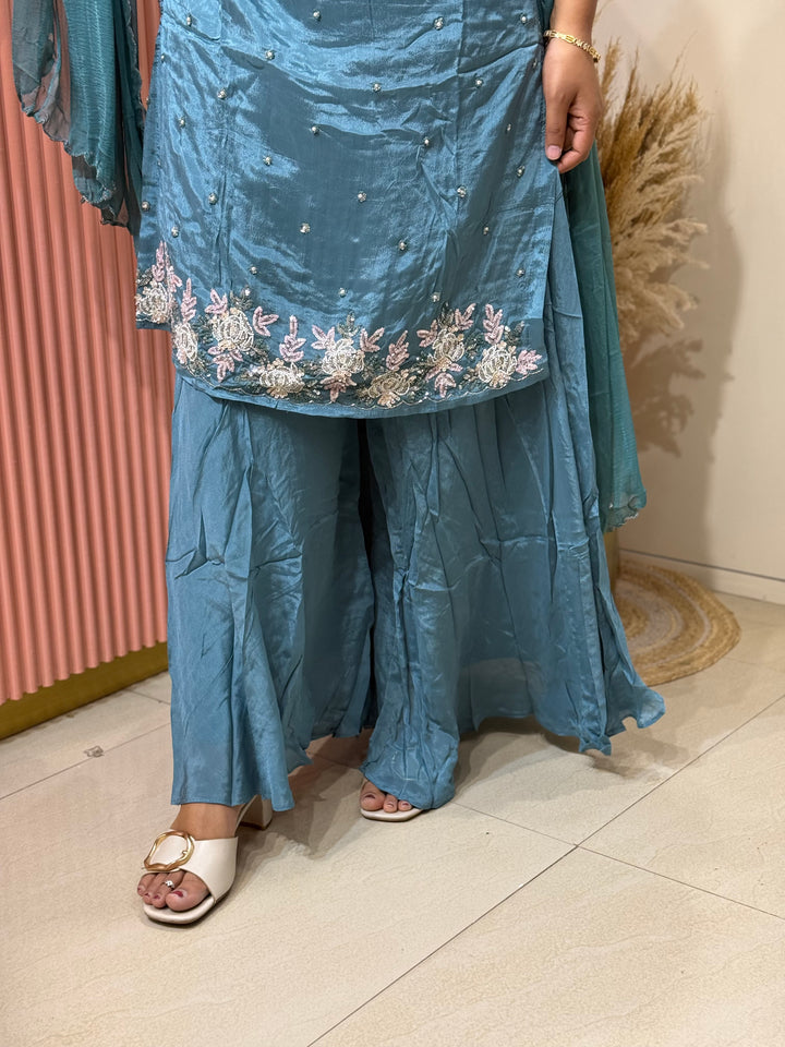Pure Chinon Collection with Handwork ( flarePlazo) | R223