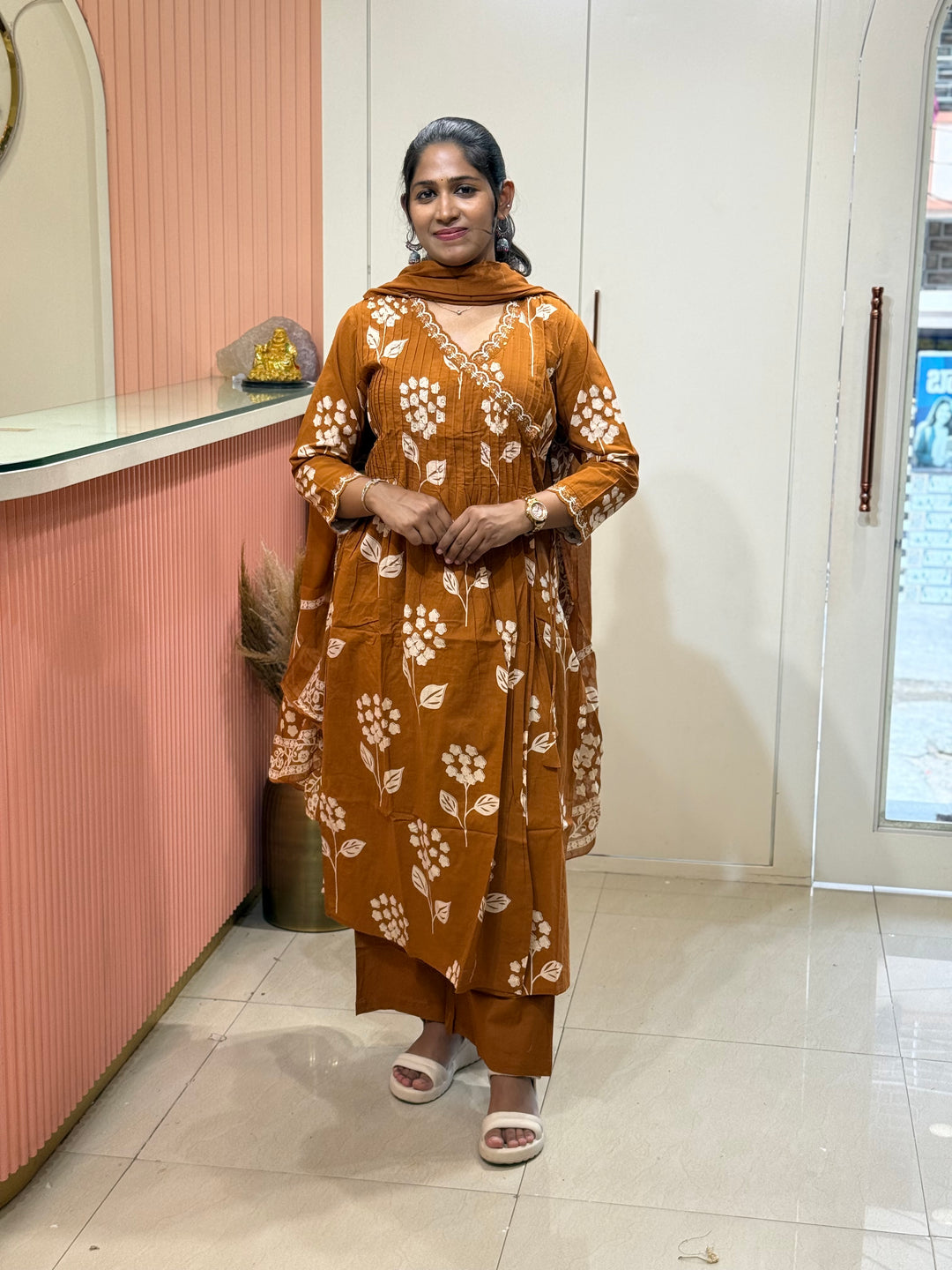 Angrakha Pattern 60-60 Cotton Collection | R185