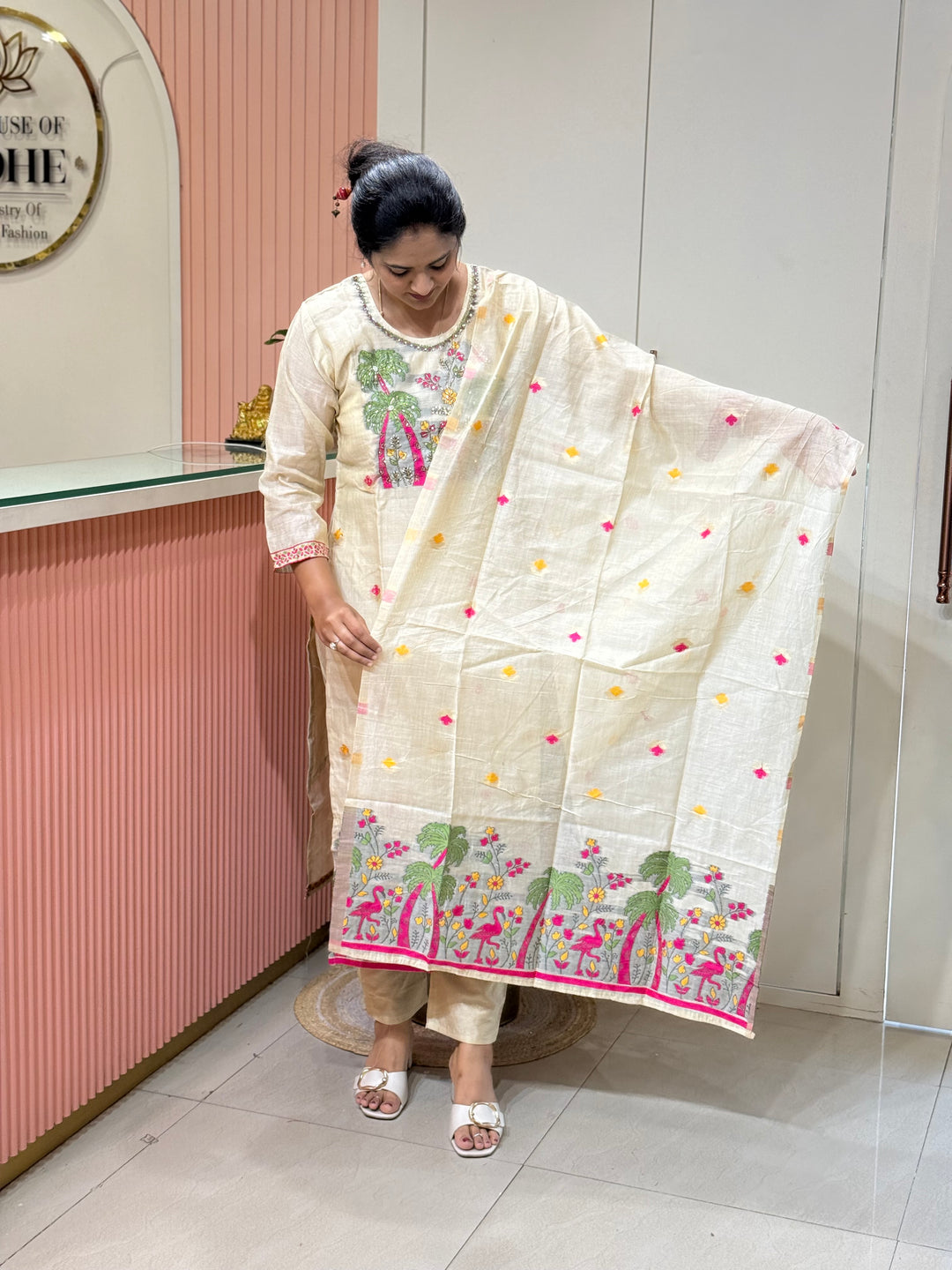 Budget-Friendly Semi Jamdhani Collection | R222