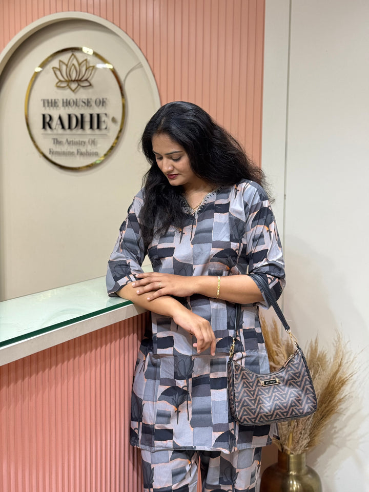 Co-Ord Set Collection with Beautiful Design(Premium Rayon Fabric)| R137