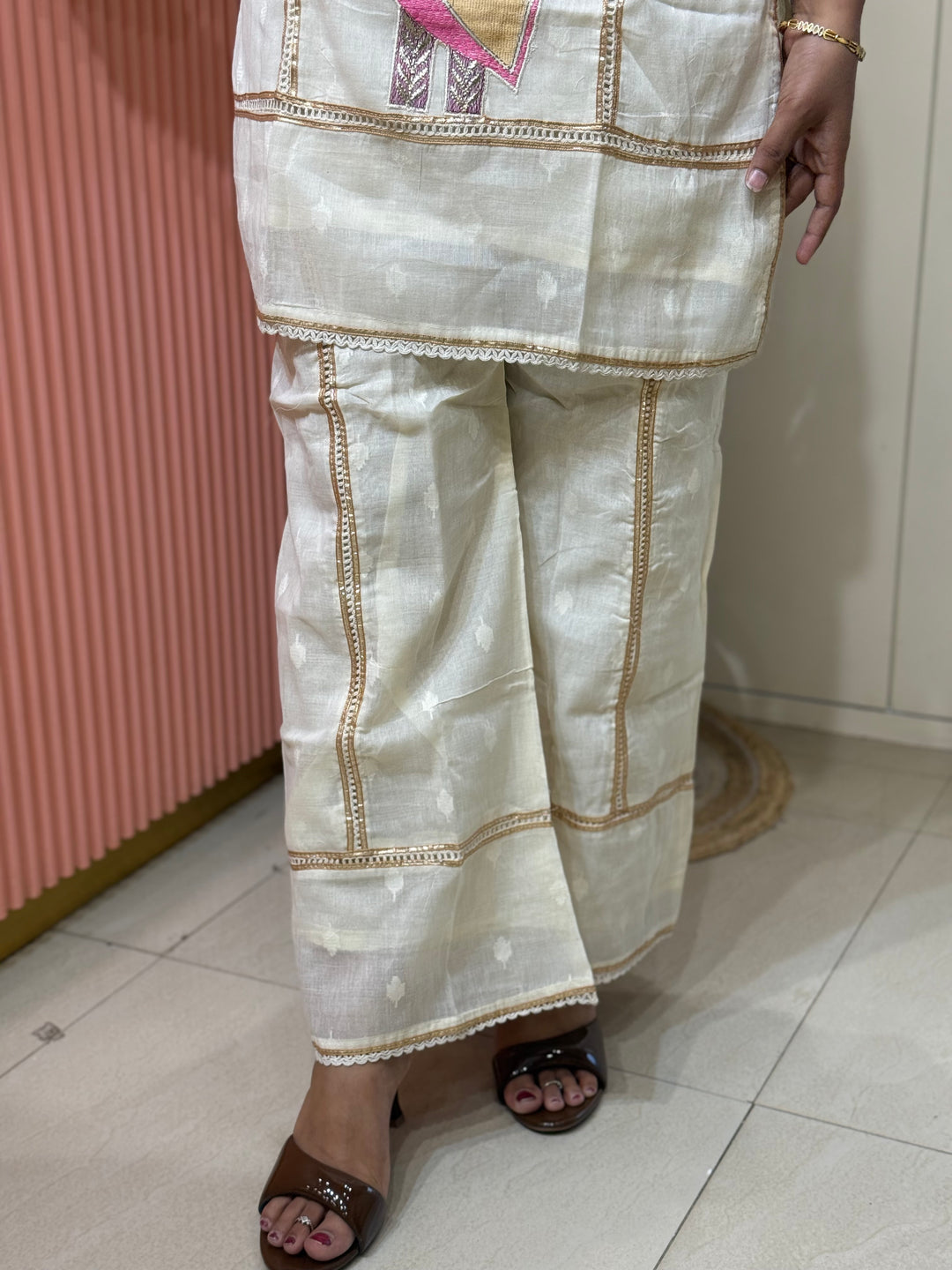 Co-Ord Cotton Set with Figure Designs | R137