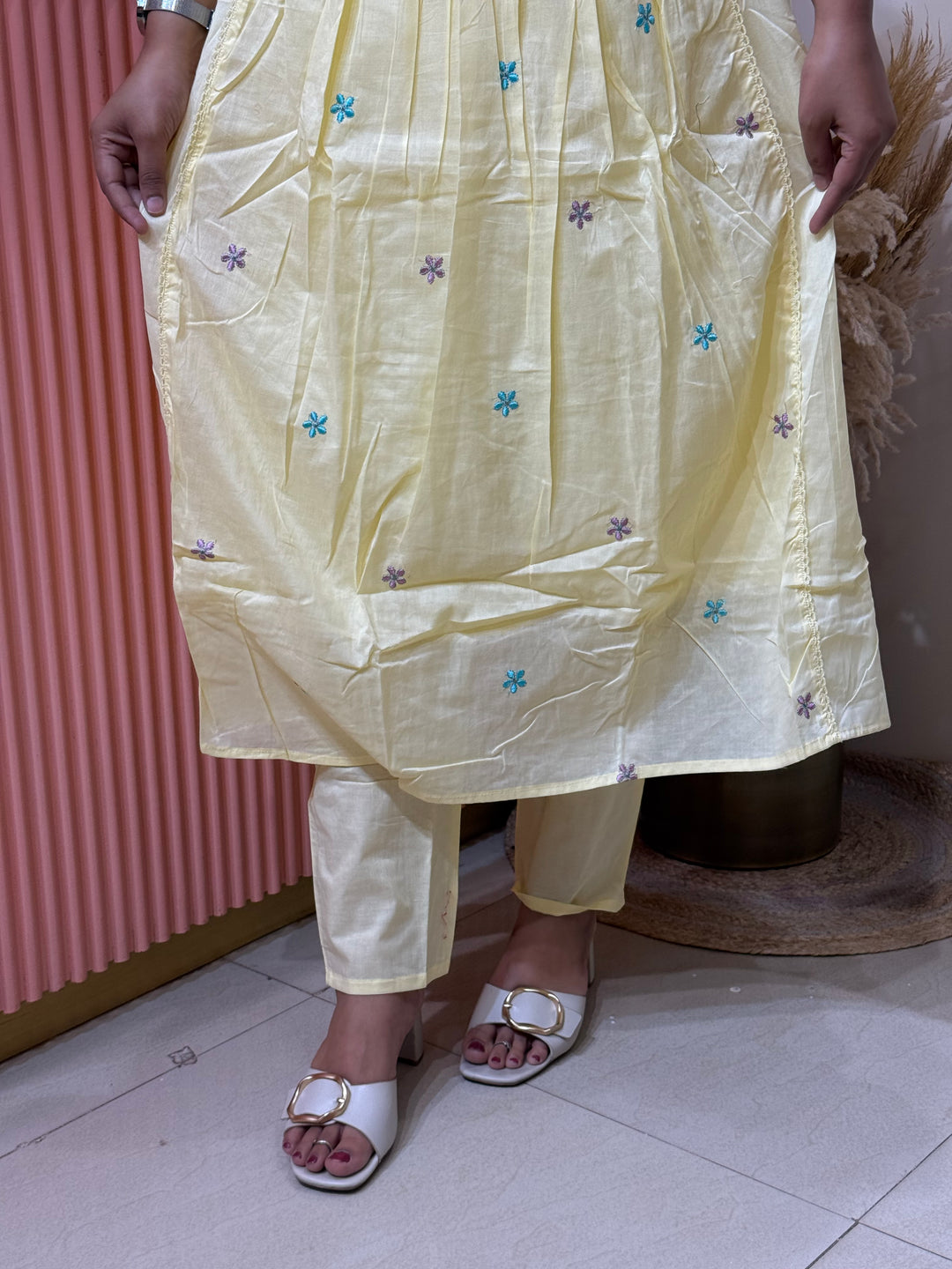 Pure Mul Cotton Embroidered Collection with Cotton Lining | R190