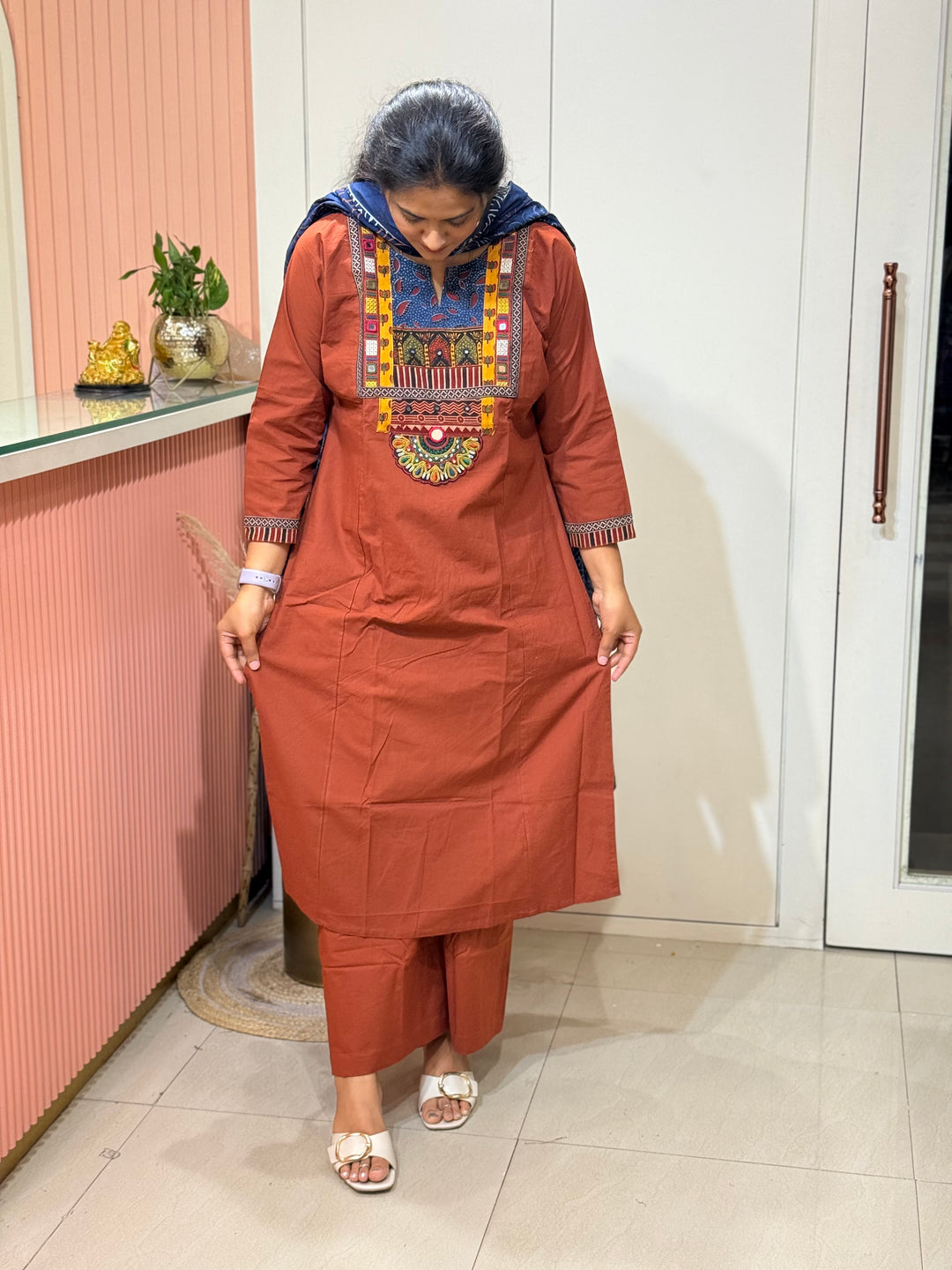 Pure Cotton Collection with Yoke Part Pattern | R210
