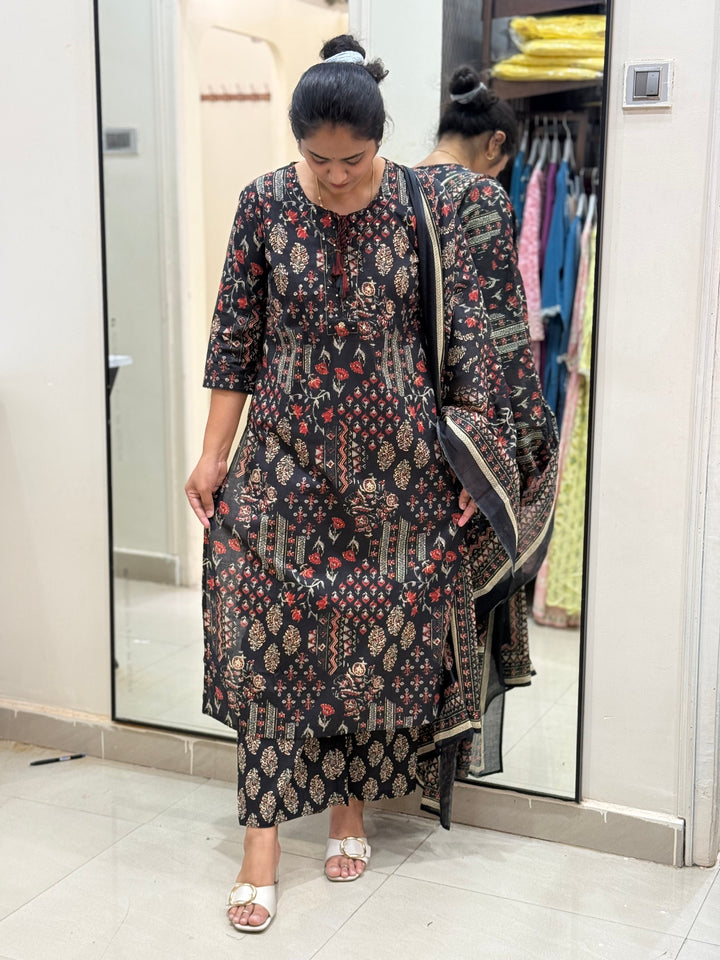 Cotton Fabric Kurta Set Collection – RADHE75