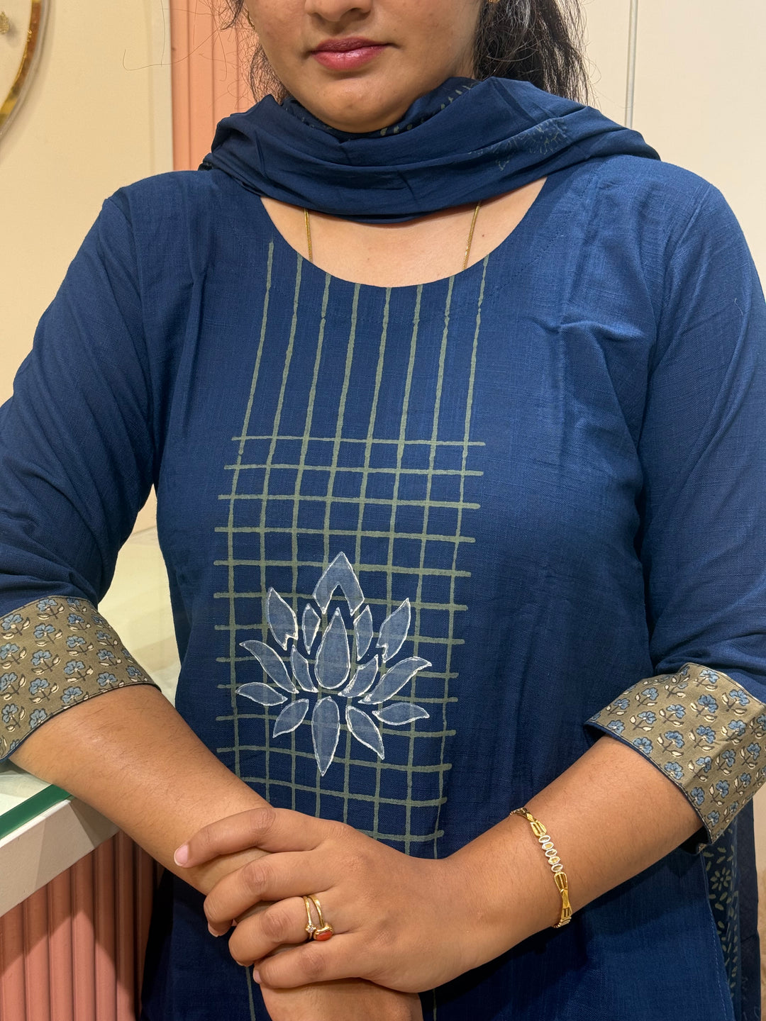 Khadi Cotton Collection with Hand Paint | R210