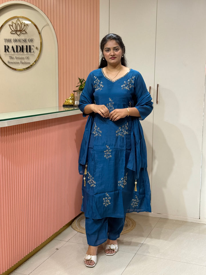 Mul Chanderi Collection with Cut Dana work | R206
