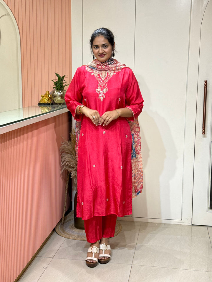 Dola Silk Semi Party Wear Collection (Cotton Lining Available )| R217