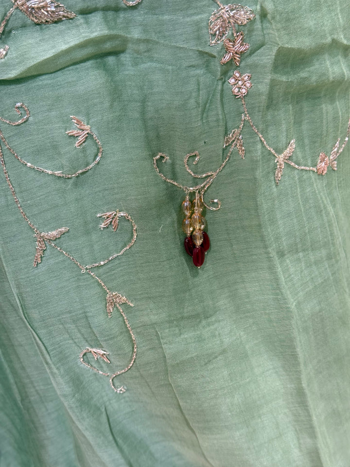 Pure Banarasi Mul Chanderi with Cotton Lining | R218