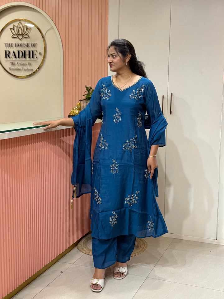 Mul Chanderi Collection with Cut Dana work | R206