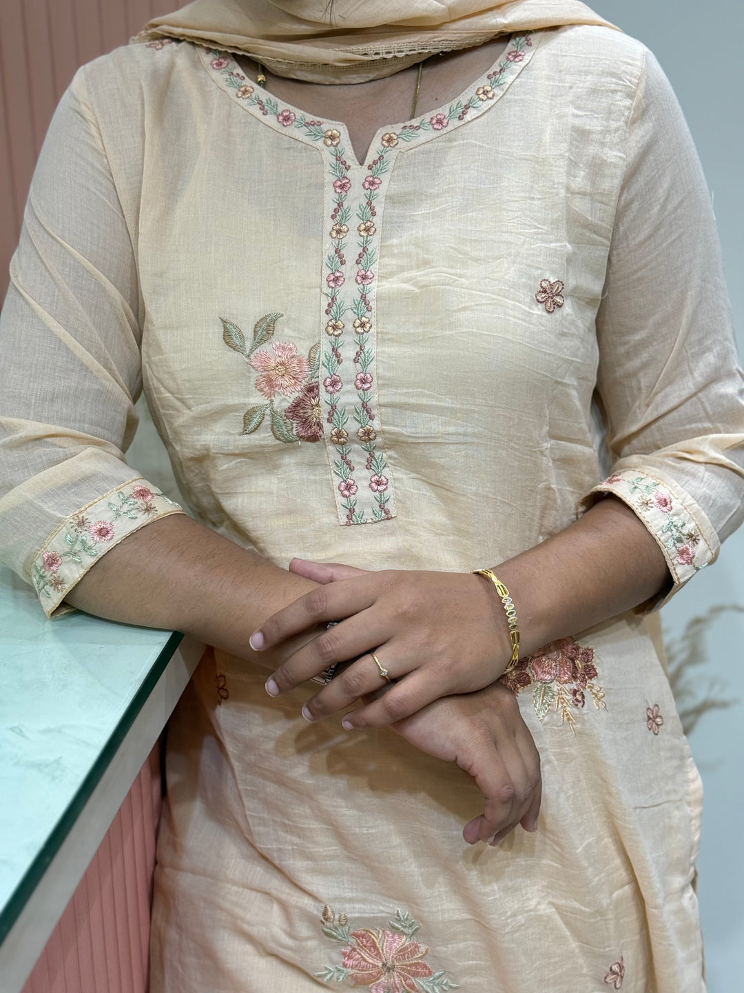 Mul Cotton Collection with Embroidery work (Cotton Lining)| R150