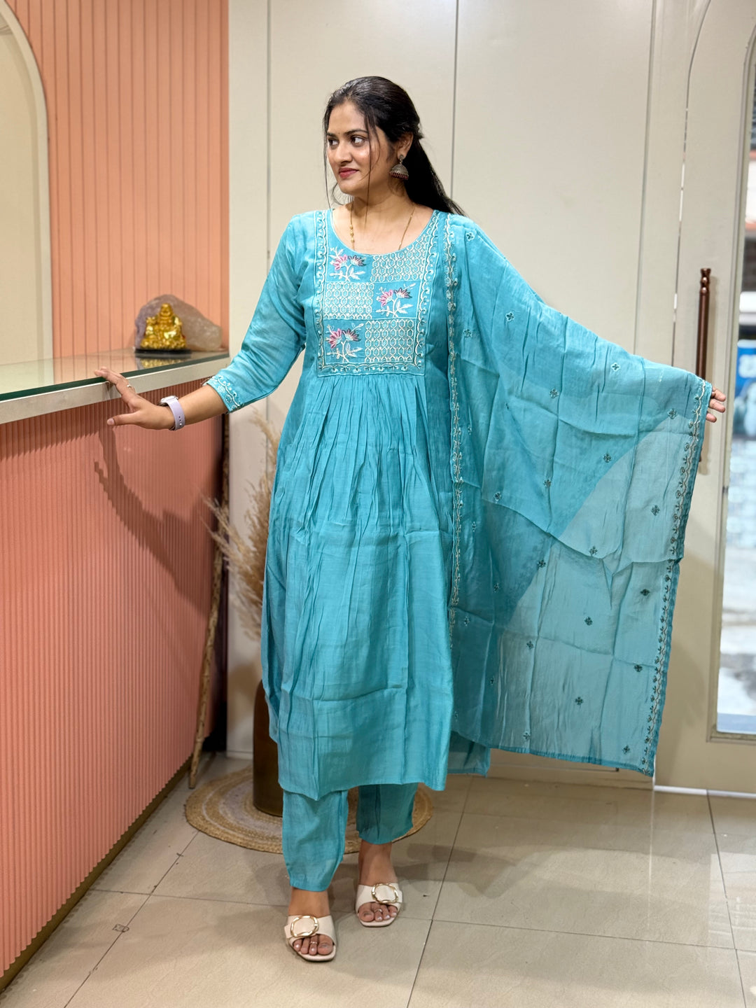 S Mul Chanderi Collection | R208