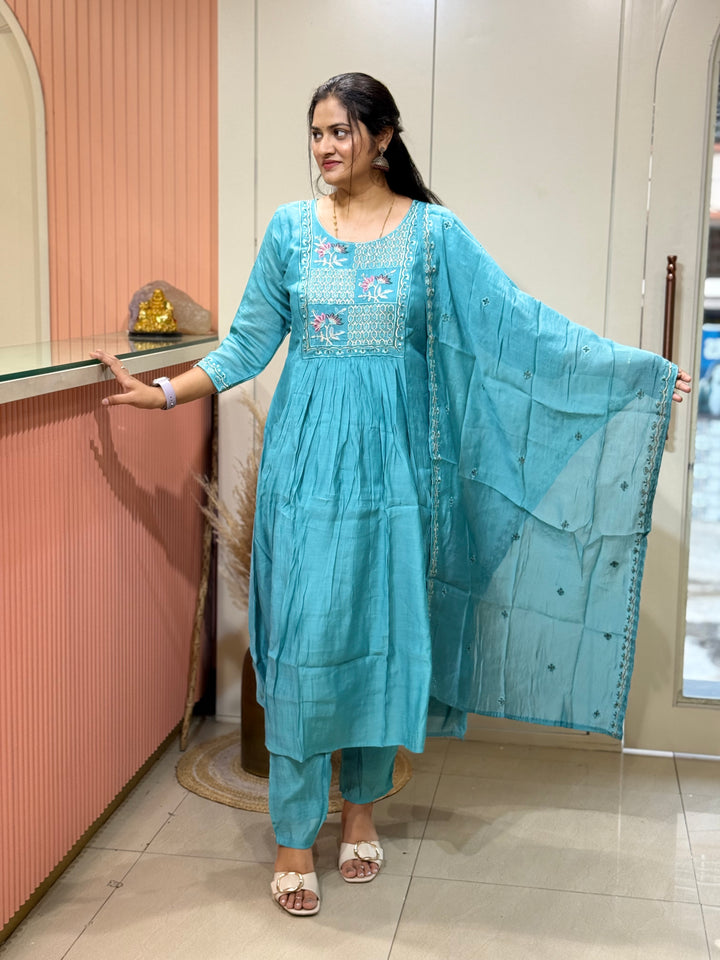 S Mul Chanderi Collection | R208