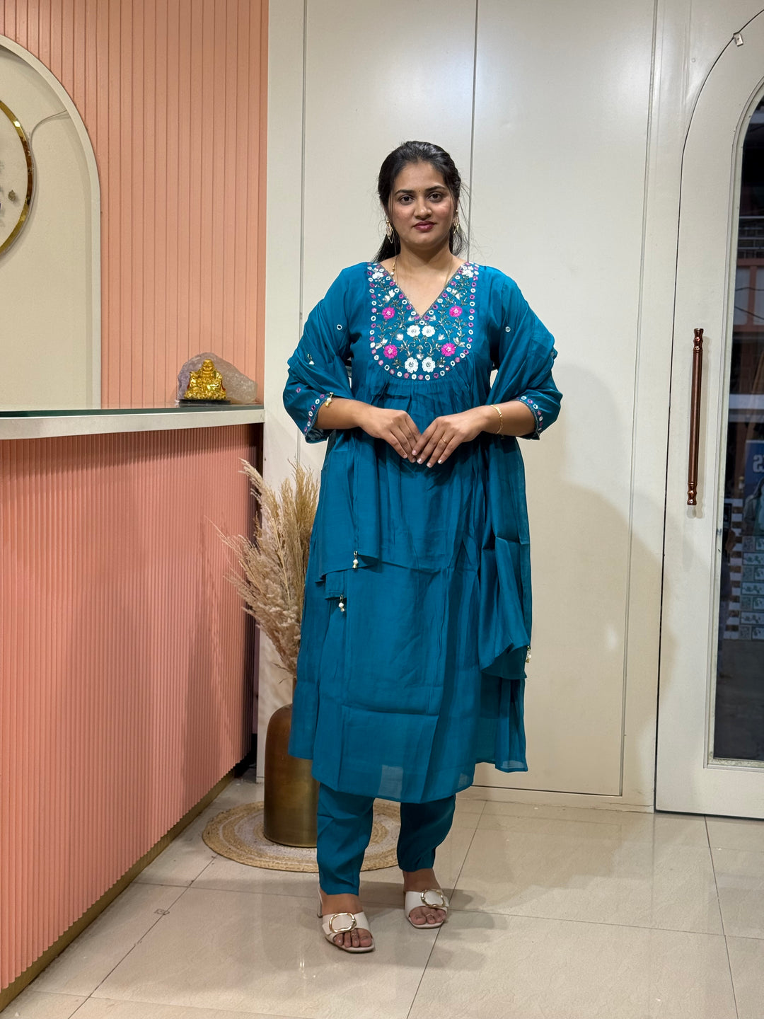 Mul Chanderi Beautiful Collection | R208