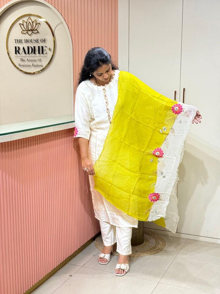 Dola Silk Collection with Organza Dupatta | R217