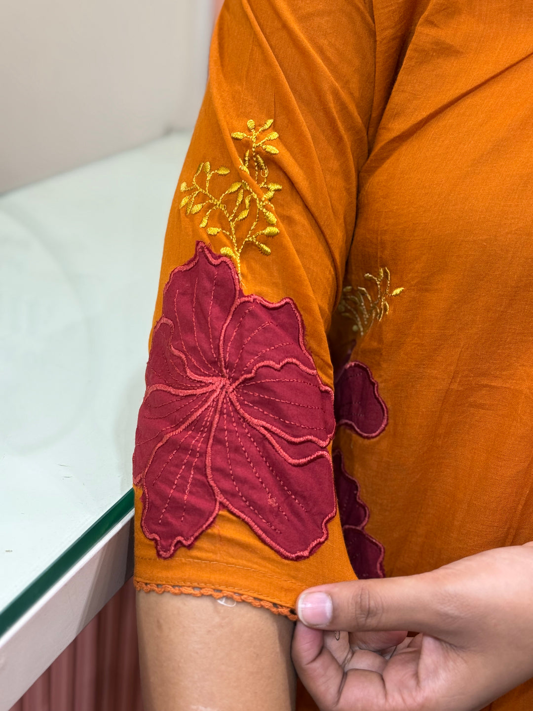 Mul Cotton 3 Pcs Set with cotton lining | R181