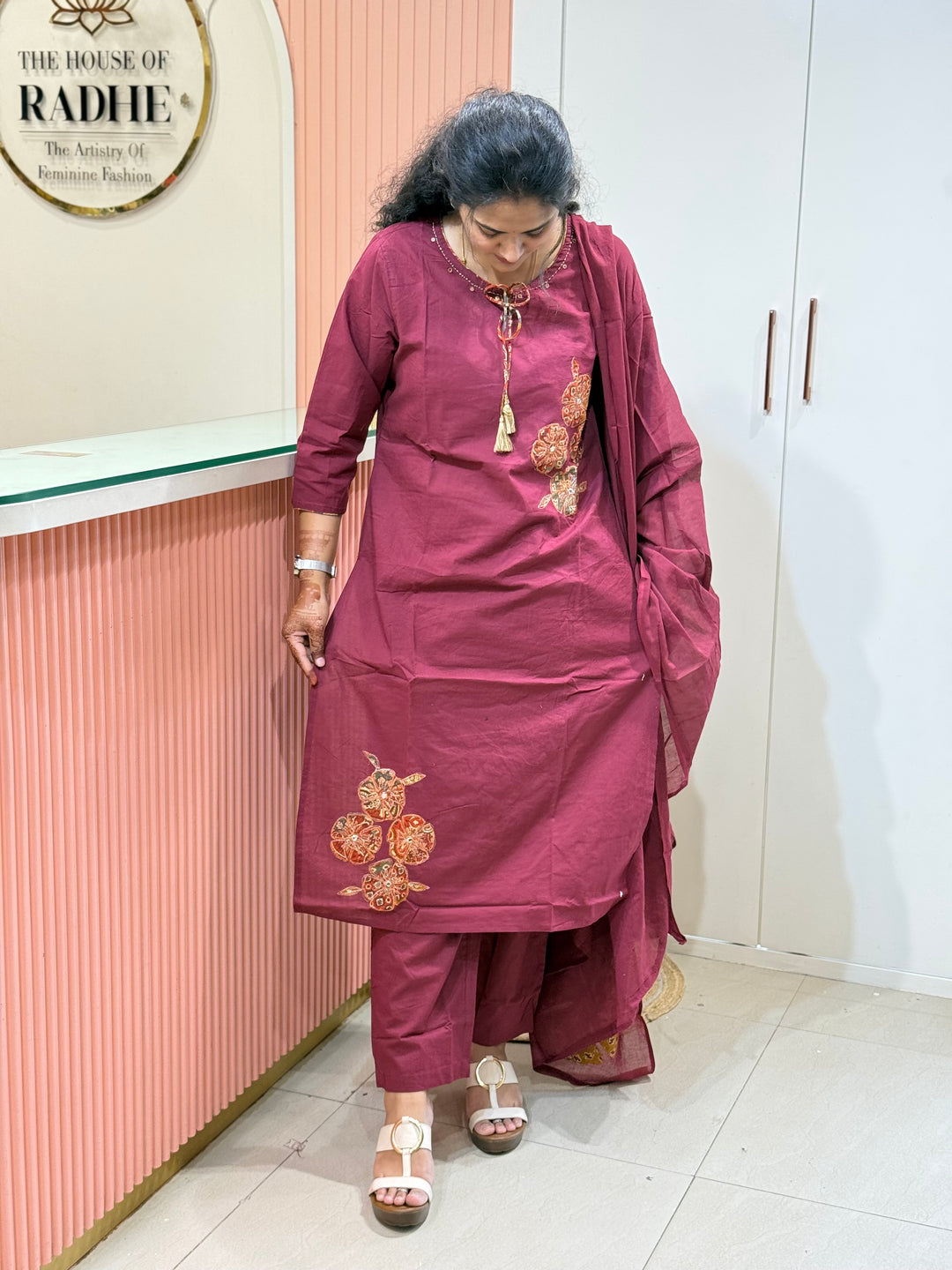 60-60 Cotton 3 Pc Collection –Patch Work | R173