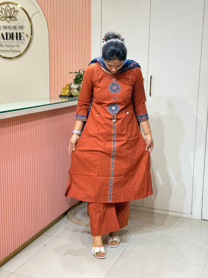 Pure Cotton Geometrical Pattern Collection | R210