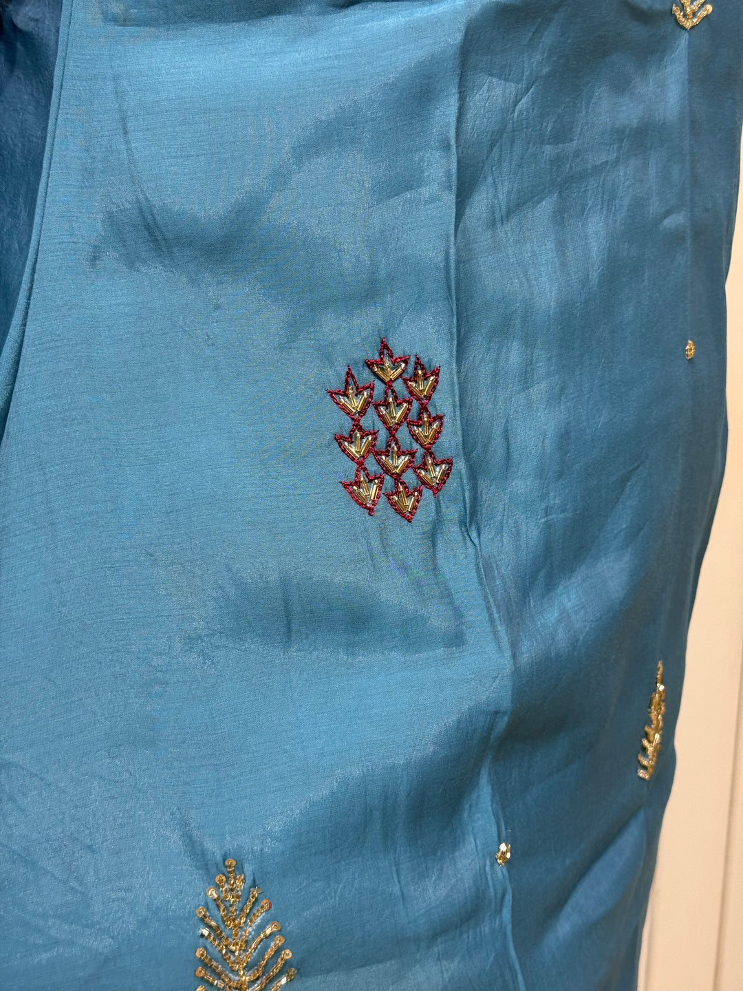 Mul Chanderi Semi Party Wear | R214
