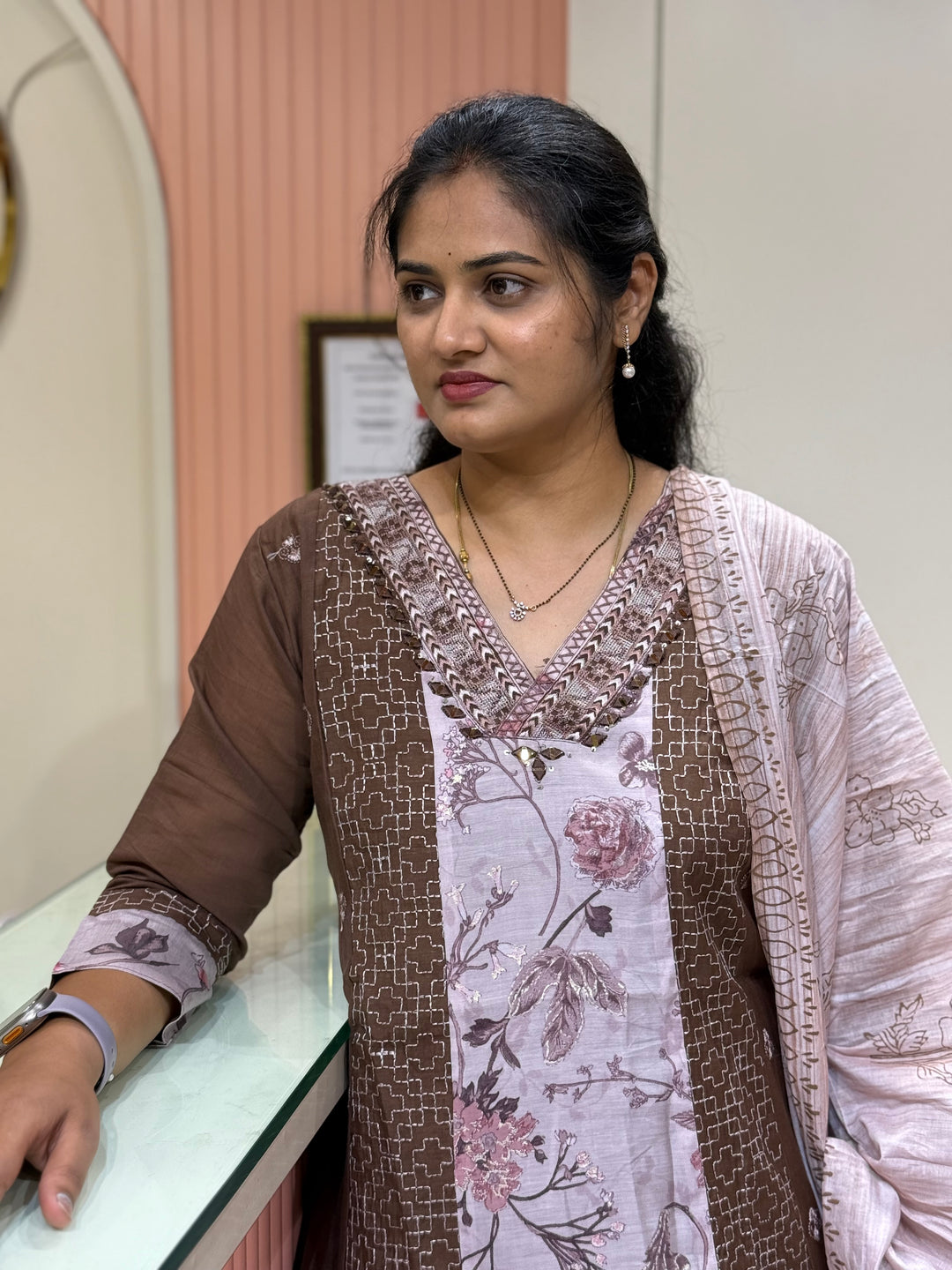 Mul Chanderi Collection with ALine pattern | R216