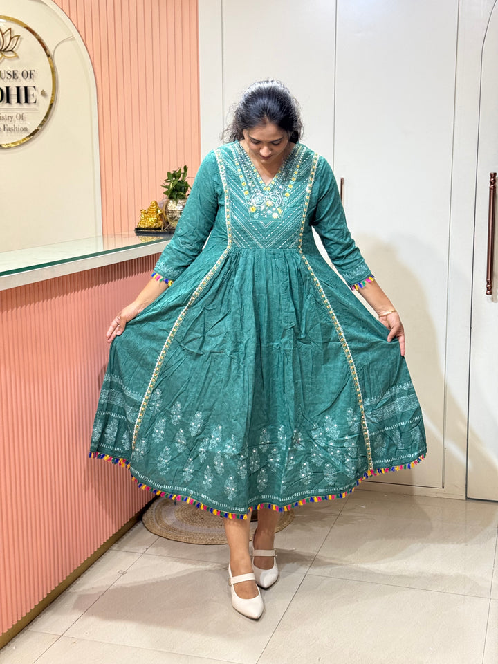 Gown Full Ghera (1pcs Set ) | SALE3
