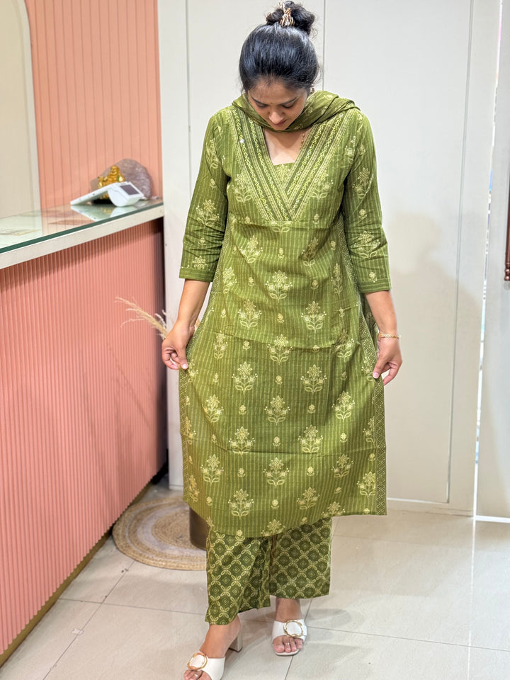 60-60 Cotton 3Pcs set| R161