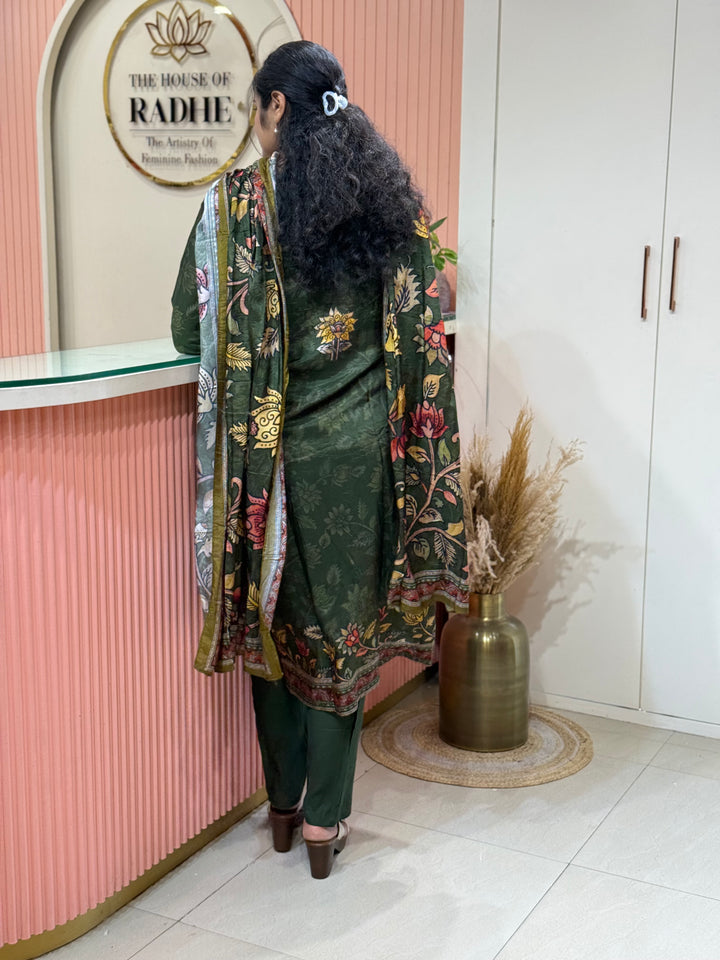 Tusser fabric with Figure design Collection (Cotton Lining )| R227